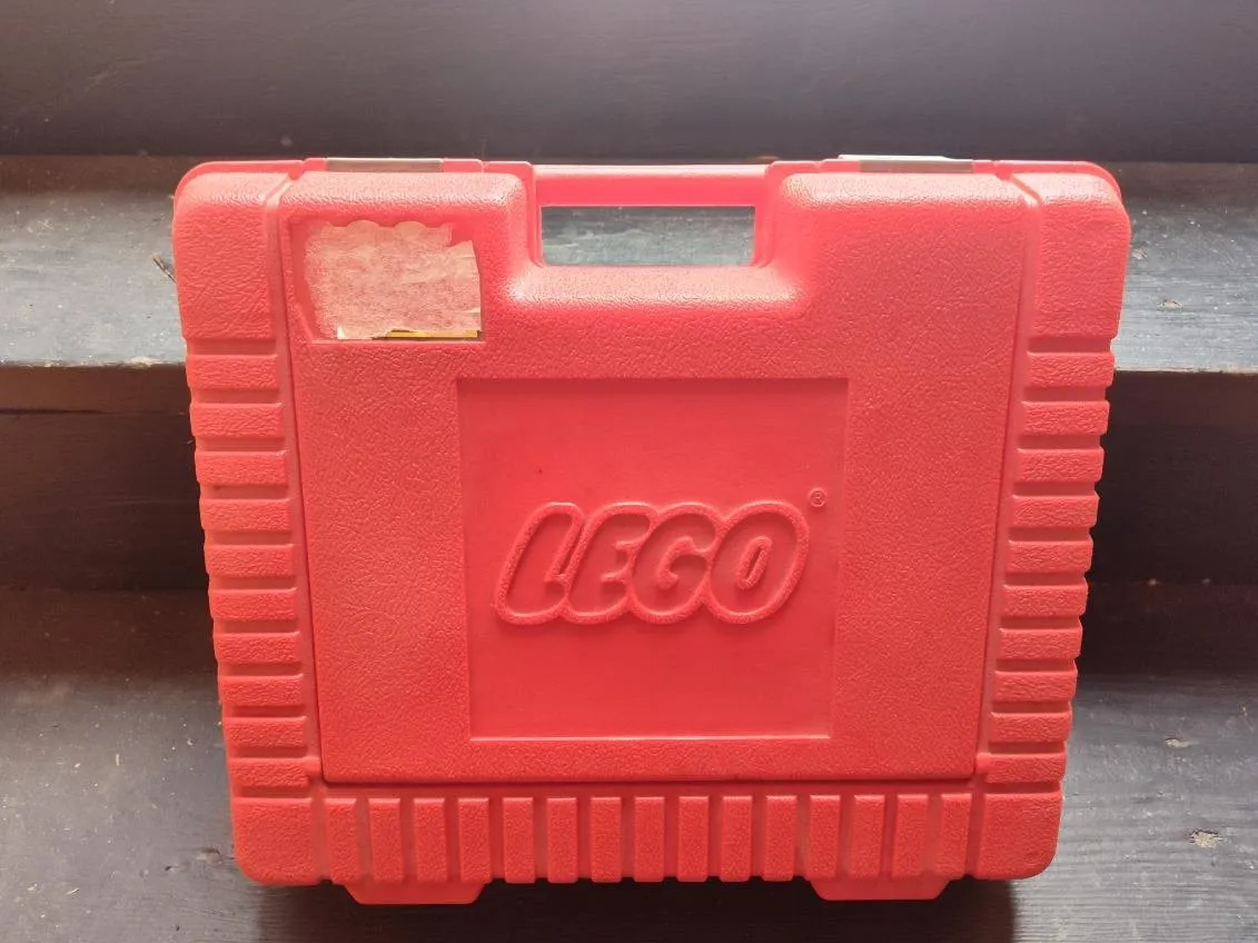 Vtg 80s Red Lego Storage Box Carrying Case