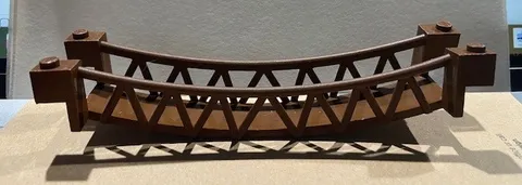 Lego Rope Bridge - Old Brown - Vintage Pirates & Castle