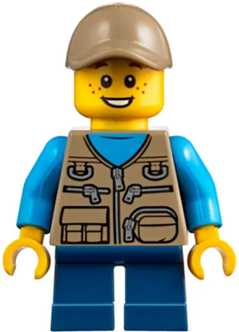 LEGO: Child Boy Dark Tan Vest (cty0845)