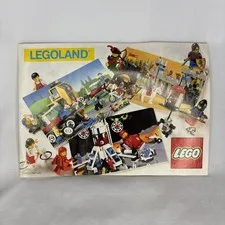 Vintage 1987 LEGO Legoland Castle Town Space Product Catalog Booklet Manual