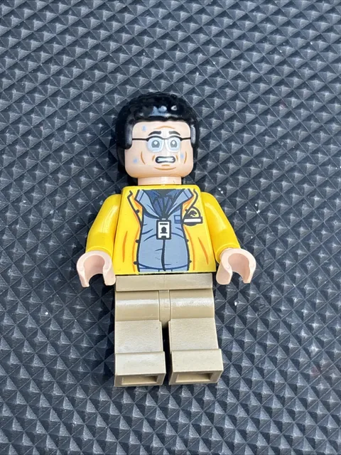 Lego Jurassic Park Dennis Nedry Minifigure from 76958 Dilophosaurus Ambush