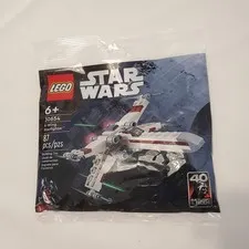 NEW 2023 LEGO 30654 Star Wars X-WING FIGHTER STARFIGHTER 40th Anniversary Luke