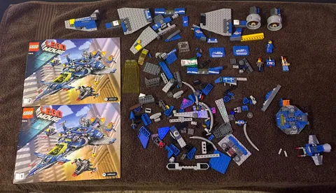 Lego 70816 Benny's Spaceship Lego Movie Set 70816 Manuals Minifigs Parts Pieces