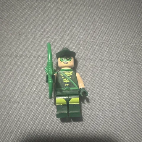 LEGO Green Archer Minifigure Figure w/ Bow & Quiver Plastic Minifig