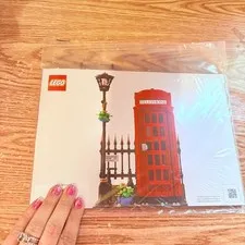 Lego Telephone Booth Red Instruction Book Only No Bricks