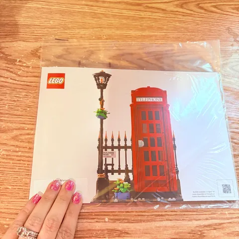 Lego Telephone Booth Red Instruction Book Only No Bricks