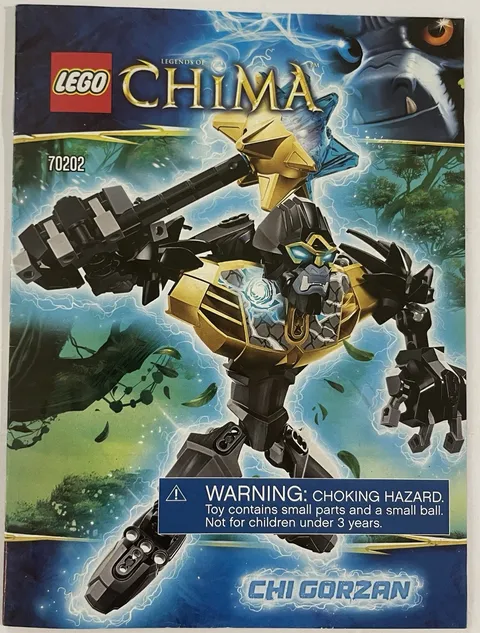 LEGO® CHIMA CHI GORZAN 2013 Instruction Manual 70202
