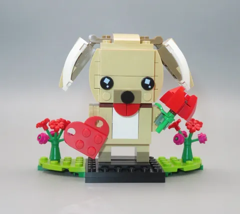 LEGO Brickheadz 40349 Valentines Day Puppy Holiday complete no instructions