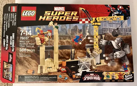 LEGO Marvel: Rhino and Sandman Super Villain Team-Up (76037) - Used - Complete