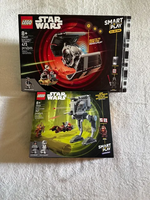 set of two LEGO Star Wars Smart Play sets, numbers 75424 and 75421