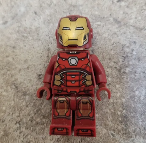 vtg LEGO Iron Man Minifigure Super Heroes Marvel Avengers Tony Stark 76166 76170