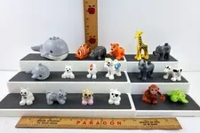 Lego Duplo Lot of 18 Farm Animal & Zoo Safari Figures