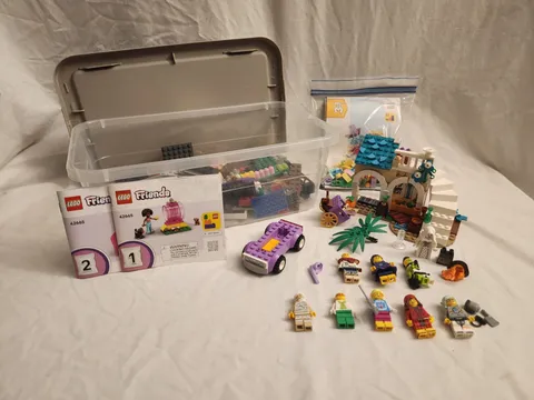 Lot Lego Minifigures and legos - Partial Sets and instructions