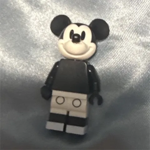 LEGO Mickey Mouse Minifigure Black Outfit - Plastic Character Figure Toy