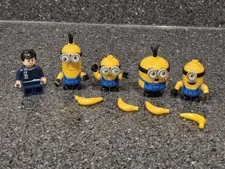 Lego Minions The Rise of Gru Minifigures Gru Bananas 4 Minions 