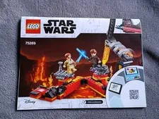 LEGO Star Wars: Revenge of The Sith Duel on Mustafar 75269 INSTRUCTION BOOKLET!