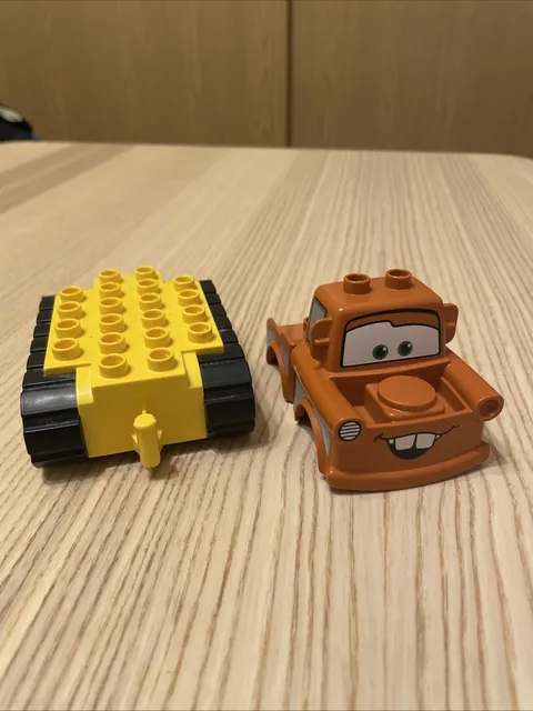 LEGO DUPLO Disney Pixar Cars Mater Replacement Part & Caterpillar Base Lot 2