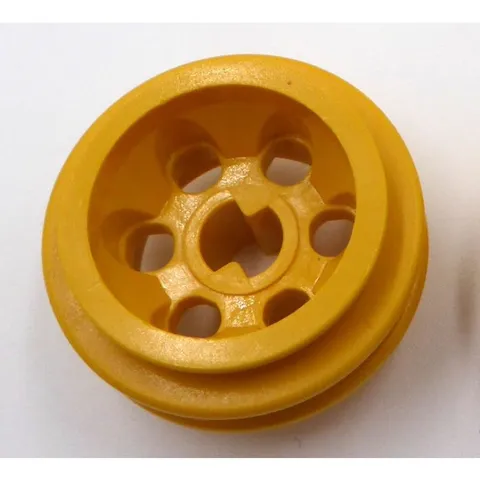 LEGO 5x Yellow Wheel 30.4 x 14 VR inv.620