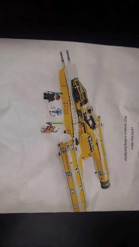 LEGO Star Wars: Anakin's Y-Wing Starfighter (8037) with all 3 minifigures