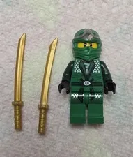 LEGO NINJAGO Lloyd ZX/Green Ninja Rare Minifigure Missing Shoulder Armor