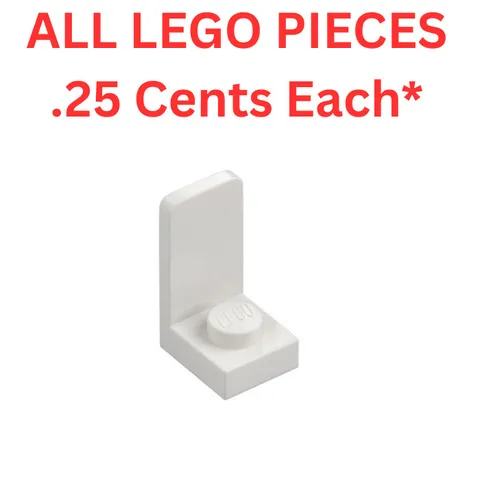 LEGO Bracket 1x1 with 1x2 Plate Up White 73825 - Genuine LEGO Parts