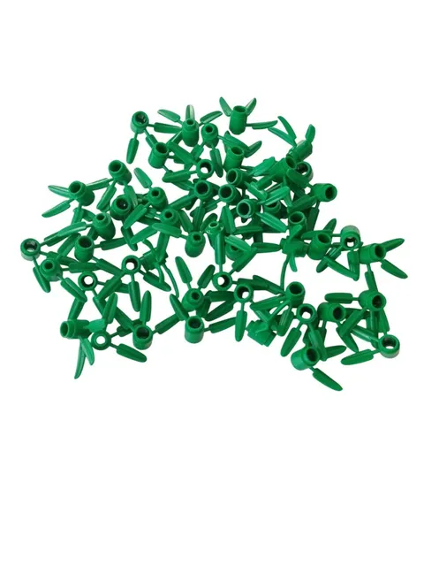 Lego Bamboo Green Plant Bricks Round 1 x 1, Set Of 50