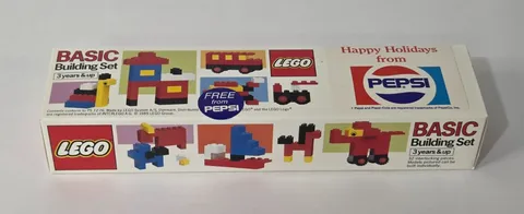Lego Pepsi Basic Building Set VTG 1985 NEW SEALED 1562 Promotional Set Happy Hol