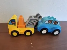 Retired 2019 LEGO Duplo 10883 -My First Tow Truck-Complete without Box & Manual