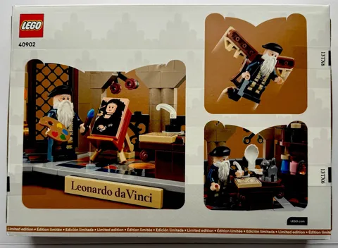 LEGO 40902 Tribute to Leonardo da Vinci GWP Limited Edition Sealed Exclusive