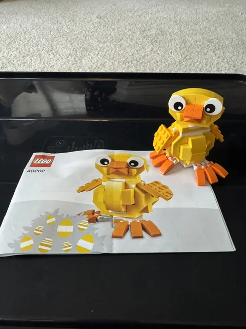 LEGO 40202 Seasonal Easter YELLOW Chick PACKAGE AND DIRECTIONS 2016 NO BOX