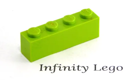 20 LEGO Lime Bricks 1 x 4 (3010) - (20 Pieces)