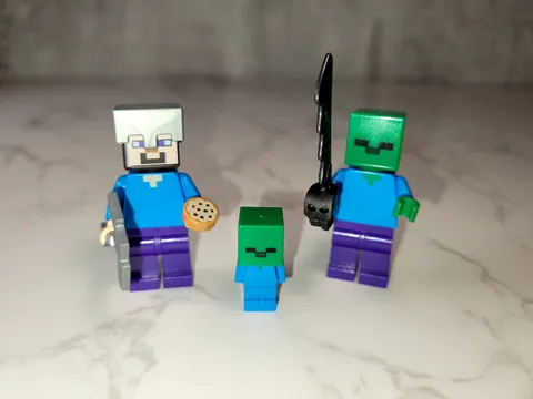 Lego Minecraft Minifigures 21141 Zombie Cave Only