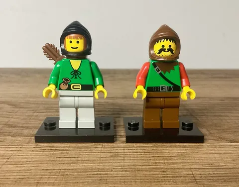 Vintage LEGO Dark Forest 6024 Forestmen Minifigures Rare Authentic OOP
