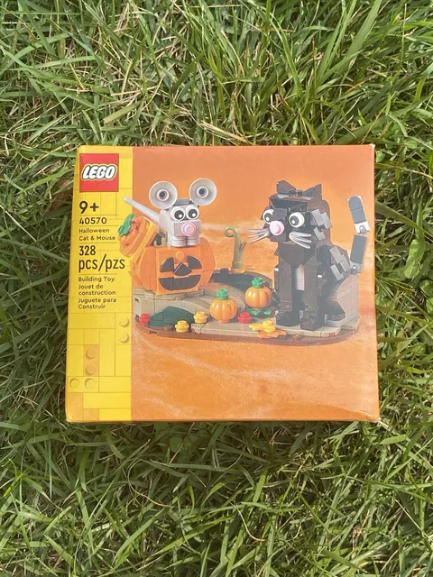 LEGO Halloween Cat And Mouse Set #40570 RARE, BRAND NEW, FACTORY SEALED.   [Crh]