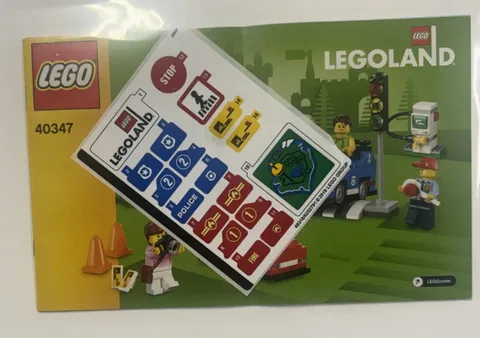 LEGO LEGOLAND Driving School Exclusive 40347 Instruction Manual & Stickers only
