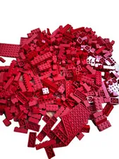 Lego Red Bricks LOT Parts