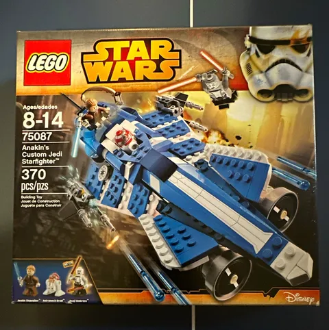 LEGO Star Wars 75087 Anakin’s Custom Jedi Starfighter Complete 370 pcs w/ BoxNIB