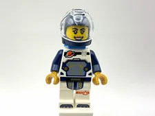 LEGO CITY Part cty1692 - Astronaut, Female, White suit, Dark Blue helmet- NEW!!!