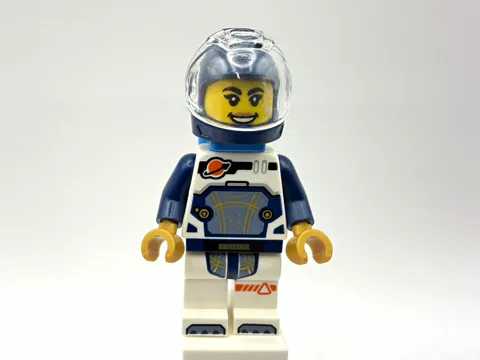 LEGO CITY Part cty1692 - Astronaut, Female, White suit, Dark Blue helmet- NEW!!!