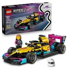 LEGO Speed Champions F1 ACADEMY Race Car Toy - Model Kit w/a Female Formula 1 Dr