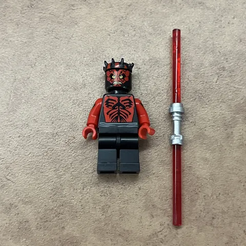 Lego Star Wars Darth Maul Minifig Minifigure sw0384 Printed Arms