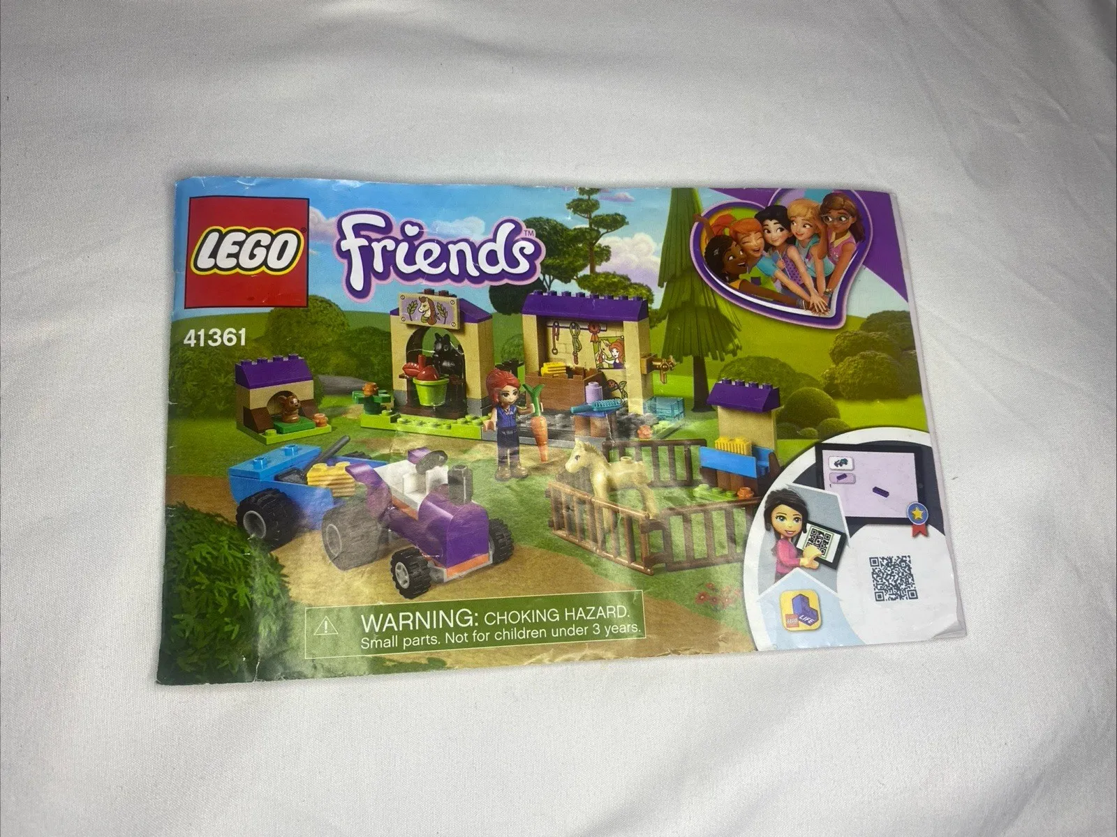 LEGO 41361 Instruction Booklet Manual Friends Mia’s Foal Stable - Booklet Only