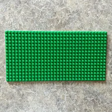 Genuine LEGO Green Baseplate 16x32 Plate City Train Landscape Base