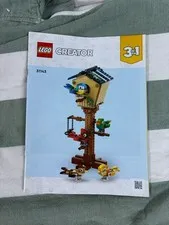 LEGO 31143 Creator 3-in-1 Birdhouse Instruction Manual ONLY - No Bricks