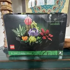 LEGO Icons Botanical Collection Succulents 10309 Complete Set 771pcs 18+