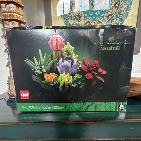 LEGO Icons Botanical Collection Succulents 10309 Complete Set 771pcs 18+