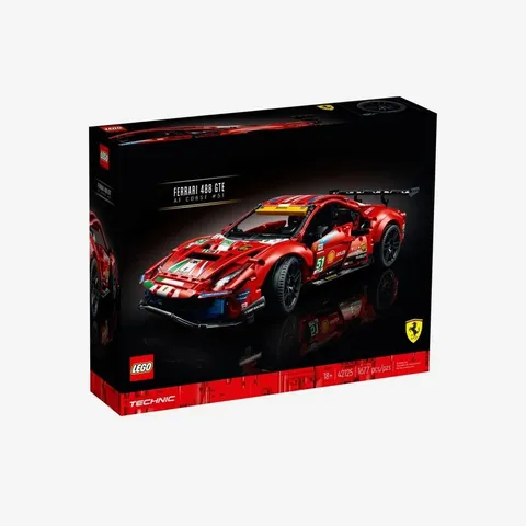 LEGO 42125 Ferrari 488 GTE AF Corse #51 Technic Building Set Collectible