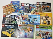 Lot Of Lego & DS Instruction Manuals As Pictured . Star Wars Minecraft. Technic