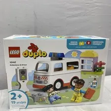 LEGO DUPLO Ambulance & Driver Building Blocks Toddlers 10447 Sealed