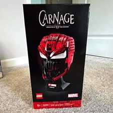 LEGO Marvel Helmet Collection Carnage Helmet Set 76199 546pcs 18+ Plastic